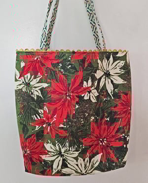 Image of Doggies & Kitties Christmas Fabric Holiday Tote