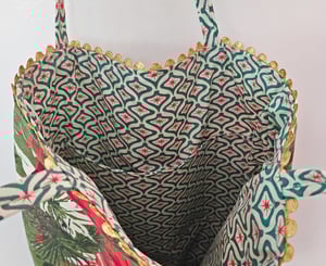 Image of Doggies & Kitties Christmas Fabric Holiday Tote