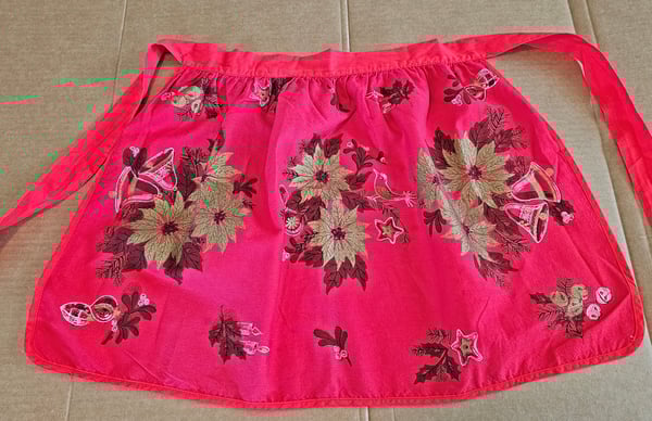 Image of  Vintage Christmas Hostess Apron