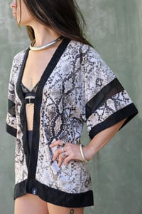 Image 2 of KIMONO HAKUTO | SNAKE PRINT AND BLACK VERSION