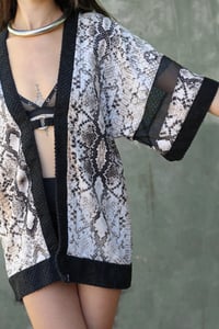 Image 1 of KIMONO HAKUTO | SNAKE PRINT AND BLACK VERSION