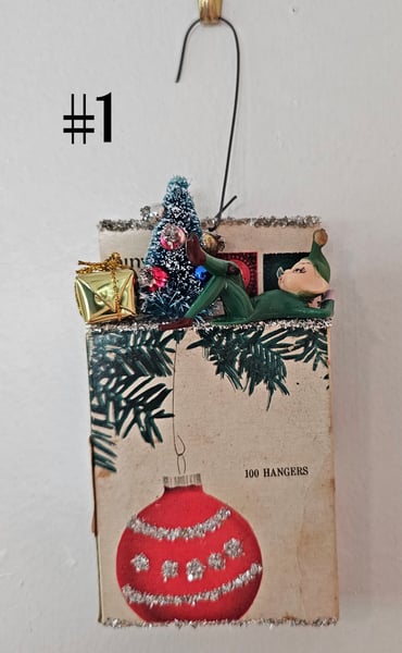 Image of Vintage Ornament Hanger Box for your Holiday Tree 