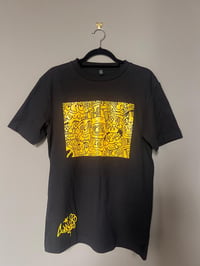 Image 3 of Yellow Faces Collage Tshirt 