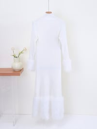 Image 3 of Winter Pearl Elegant White Dress 