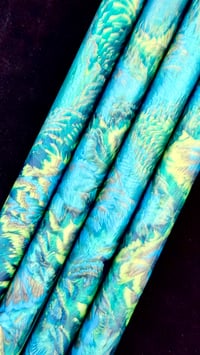 Image 1 of Atlantis custom bespoke pen blanks, high pressure cured with Alumilite Resin & Maker ready!