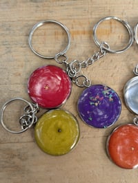 Image 2 of Colored Keychain with Mustard Seed