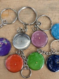 Image 4 of Colored Keychain with Mustard Seed