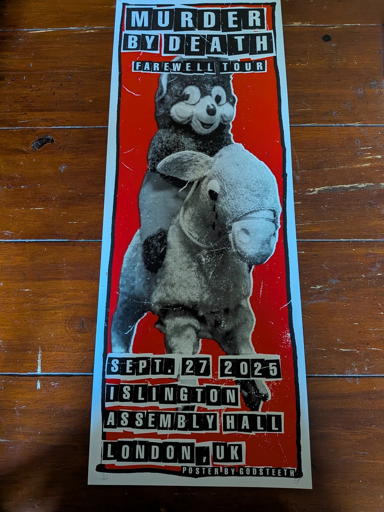 Image of London Farewell Poster By God's Teeth