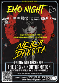 Image 1 of EMO NIGHT // with live tribute band Never Dakota //