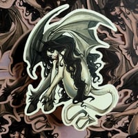 Image 2 of Demon Lady | Vinyl Sticker