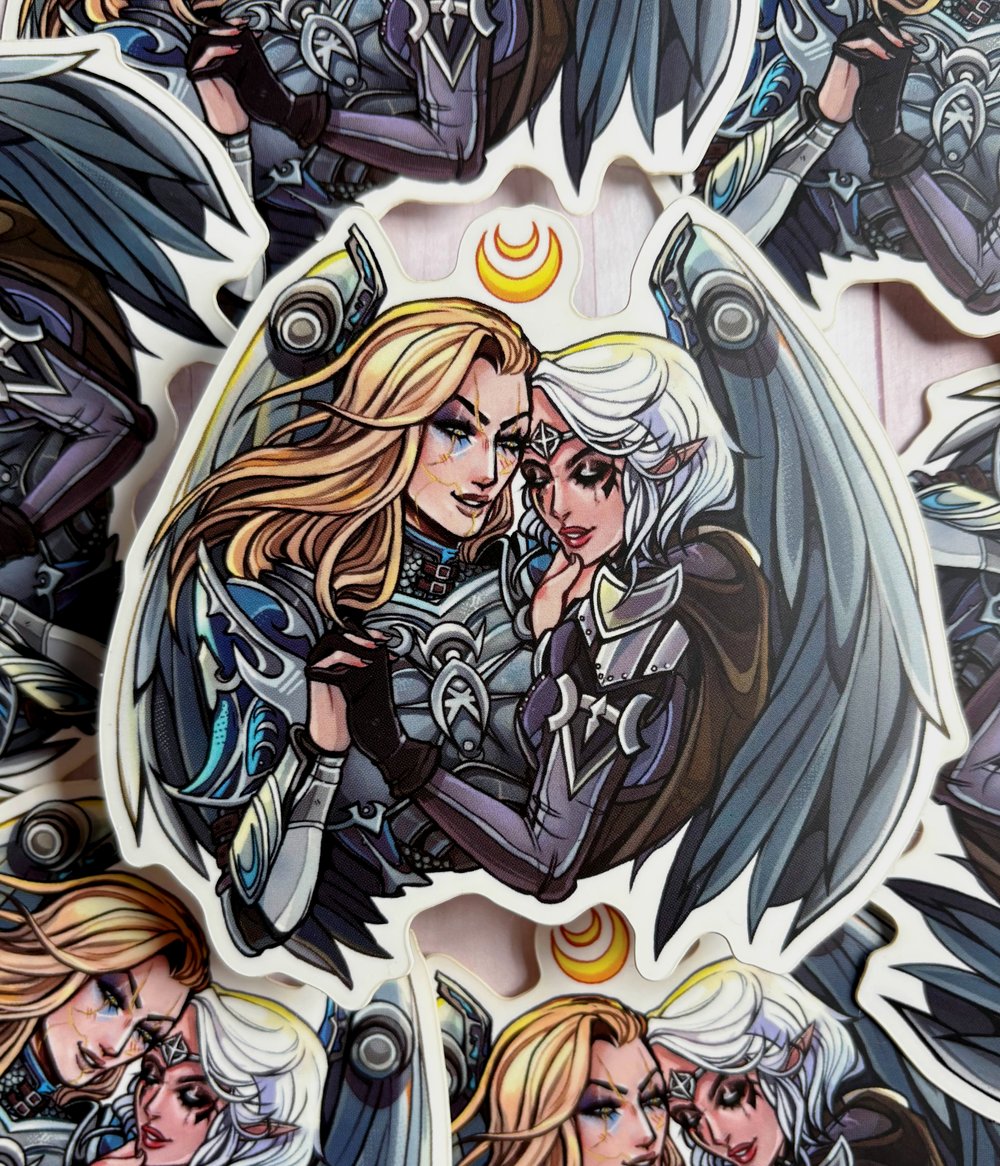 Moon Lesbians | Vinyl Sticker