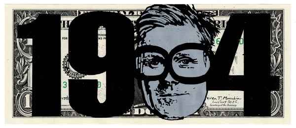 Image of Real Dollar Origianal. 1984 Eyes..