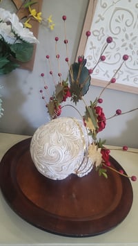 Image 5 of 🌹✨ Elegant Red Rose Sacred Heart Headpiece ✨🌹