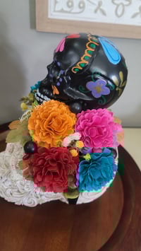 Image 2 of 🌸💀 Vibrant Floral Crown 💀🌸
