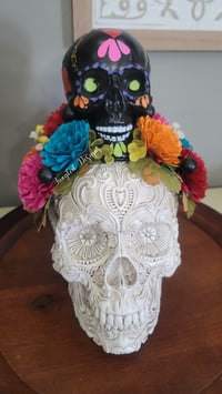 Image 3 of 🌸💀 Vibrant Floral Crown 💀🌸