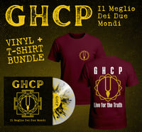 Image 1 of PRE-ORDER: GHCP "Il Meglio Dei Due Mondi" 12" + T-Shirt "Live For The Truth" / BUNDLE