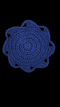 Image 2 of Ocean Wave Crochet Coasters – Set of 4