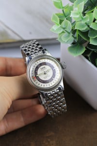 Image 2 of 1990s Oris Big Crown Pointer Date 7400C - Rare Bicolor Dial