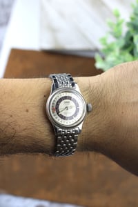 Image 3 of 1990s Oris Big Crown Pointer Date 7400C - Rare Bicolor Dial