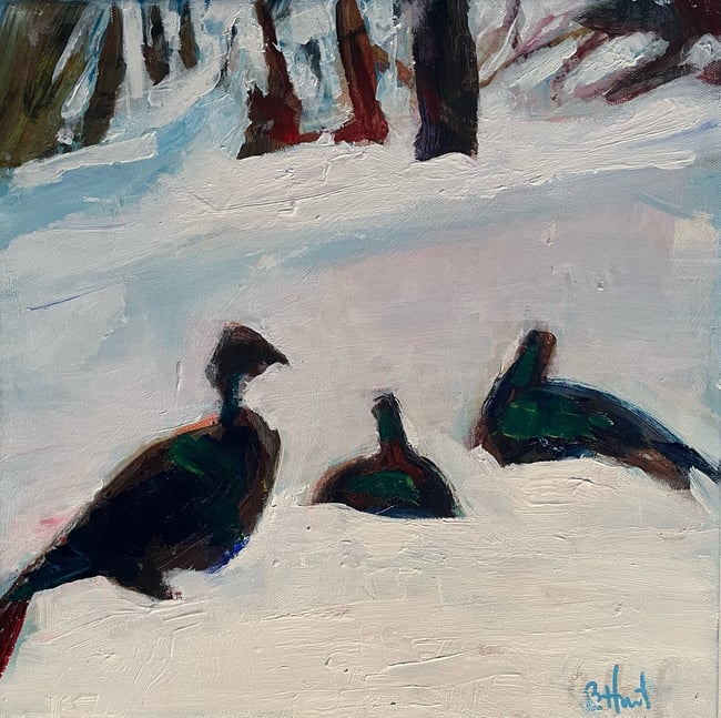 “ Visiting Sculptures on the Wigamog “ 