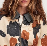 Image 2 of Free People- Cabin Cardi In Happy Cow Combo 