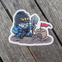 Image 1 of Shovel Time! 3 inch Transparent Vinyl Sticker