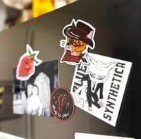 Image 2 of Cowboy Kitty Magnet