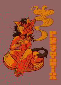 Sad Kitty Print