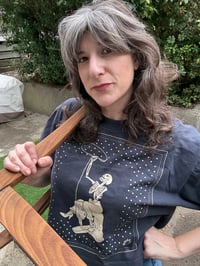 Image 3 of Black Diamond Oversize Crop Top