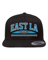 Image 3 of EAST LA Snapback Turquoise & Black