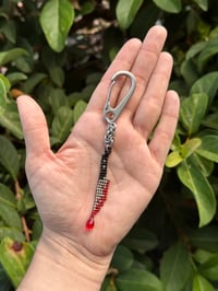 Image 1 of Bloody Knife Keychain
