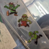Image 2 of Happy Boyz - 5 inch Transparent Vinyl Sticker
