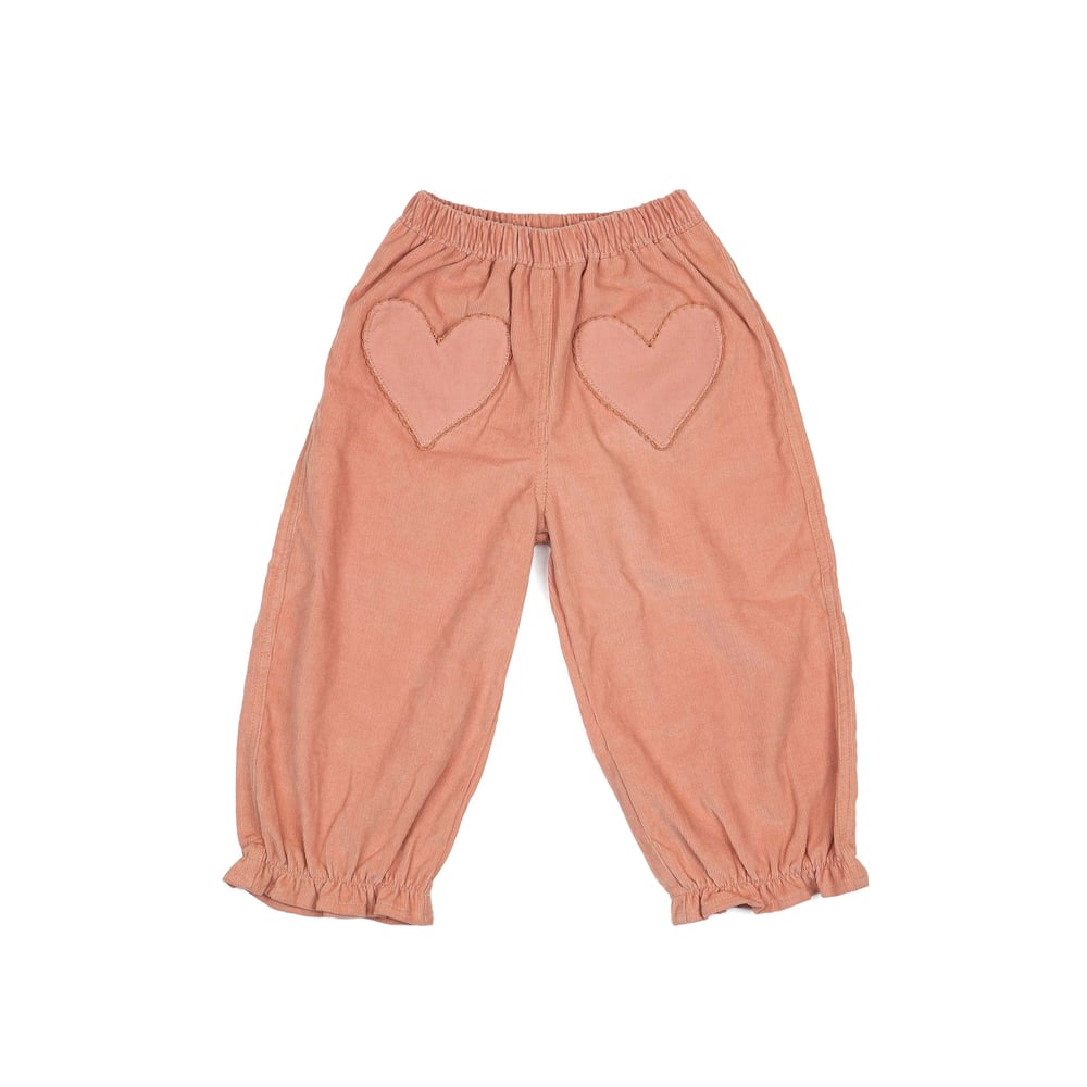 Image of Heart Pocket Pants - Desert Rose