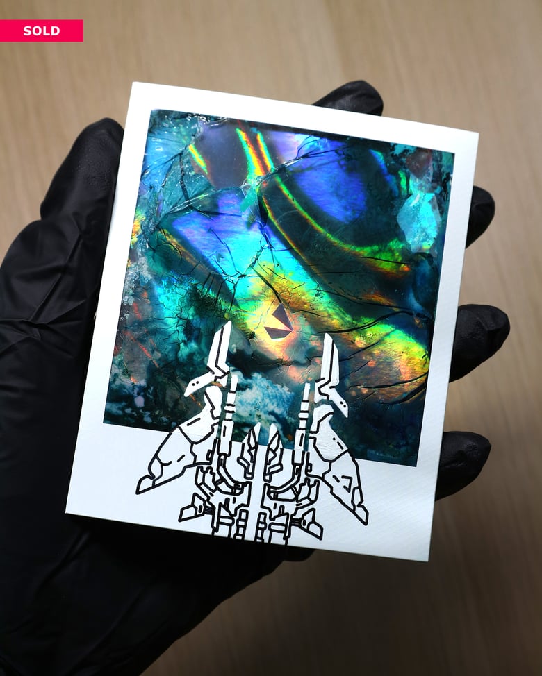 Image of HOLOGRAPHIC Polaroïd "MECHA"