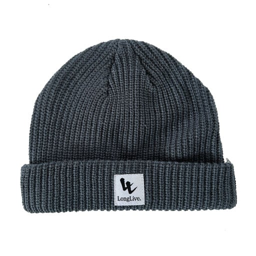 Image of Long Live Cable Beanie - Eucalyptus Petrol Blue