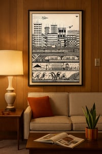Image 1 of 'City' Large Poster Print