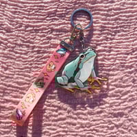 Image 2 of Froggy Keychain and Lanyard Keychain