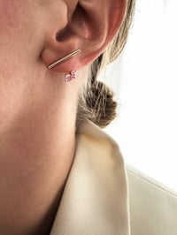 Image 1 of Boucles Mickye - OCTOBRE ROSE