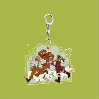 Trailing Off Keychain