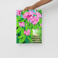 Image 2 of Soul opening walk - print on the thin canvas 