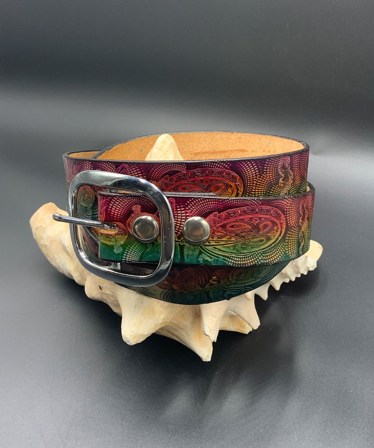 Image of Bicycle Day Belt, colab w/ Lost Sailor Leather