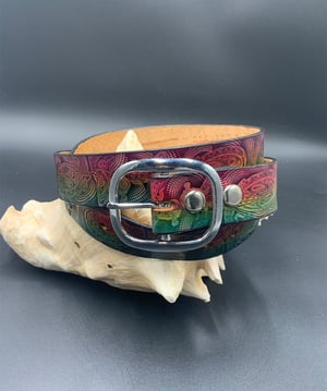 Image of Bicycle Day Belt, colab w/ Lost Sailor Leather
