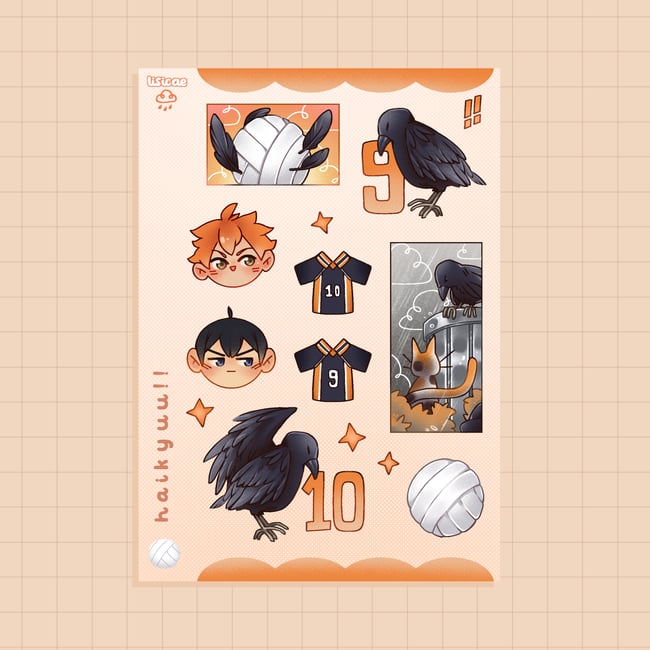 Stickers Sheet - Haikyuu