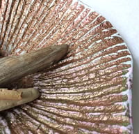 Image 5 of Rustic Wavy Paper Mache Bowl - Coastal art