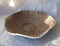 Image 8 of Rustic Wavy Paper Mache Bowl - Coastal art