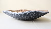 Image 9 of Rustic Wavy Paper Mache Bowl - Coastal art
