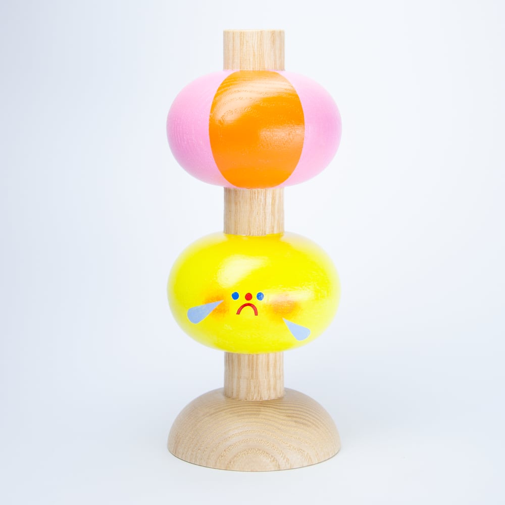 Image of Kerzenhalter-Vasen-Kombi "Jätit gelb"