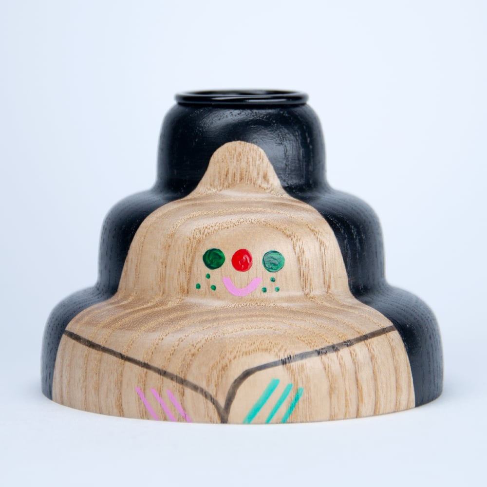 Image of Kerzenhalter "Pudel schwarz" 