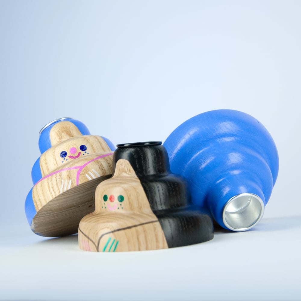 Image of Kerzenhalter "Pudel schwarz" 