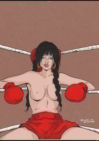 Image 1 of RABBIT PUNCH A4 print 